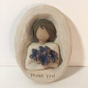 WILLOW TREE by DEMDACO   THANK YOU Plaque 2004 Susan Lordi